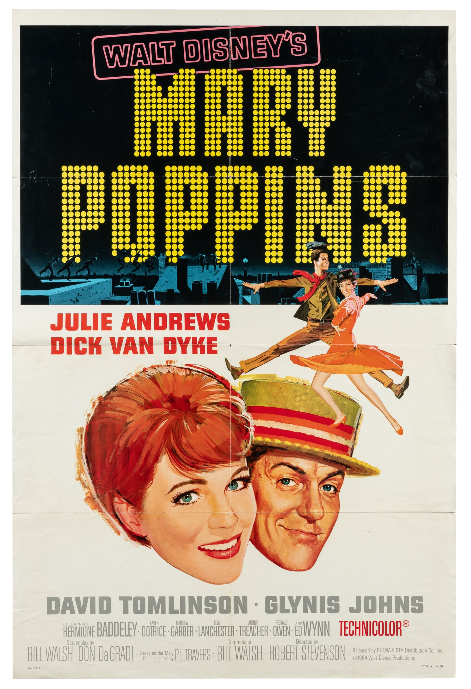 Mary Poppins. Buena Vista, 1964. (1 of 1)