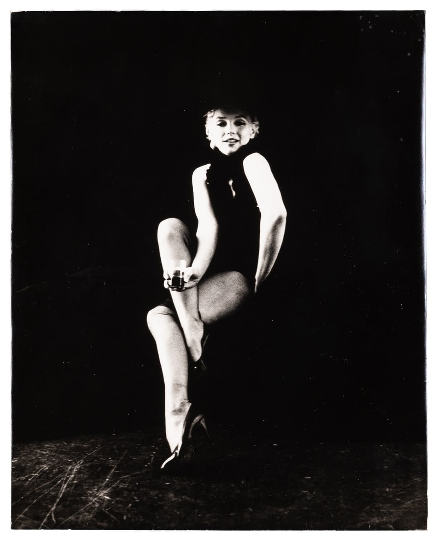 [MONROE, Marilyn (1926-1962)]. GREENE, Milton (1922-1985). Marilyn Monroe "Black Hat" (from the (1 of 1)