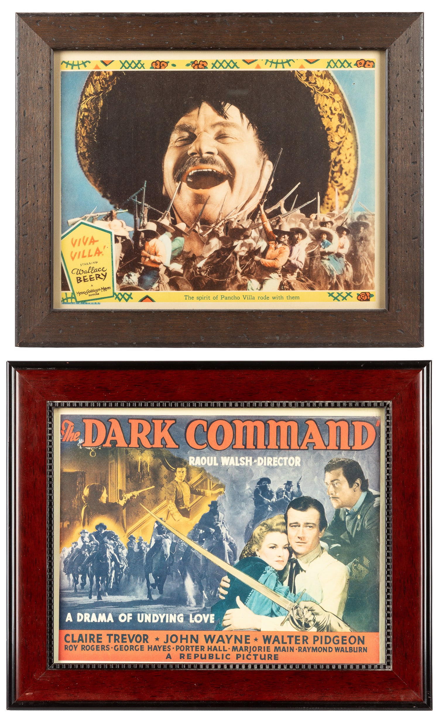 Pair of Color Lobby Cards for Historical Films. (1 of 3)