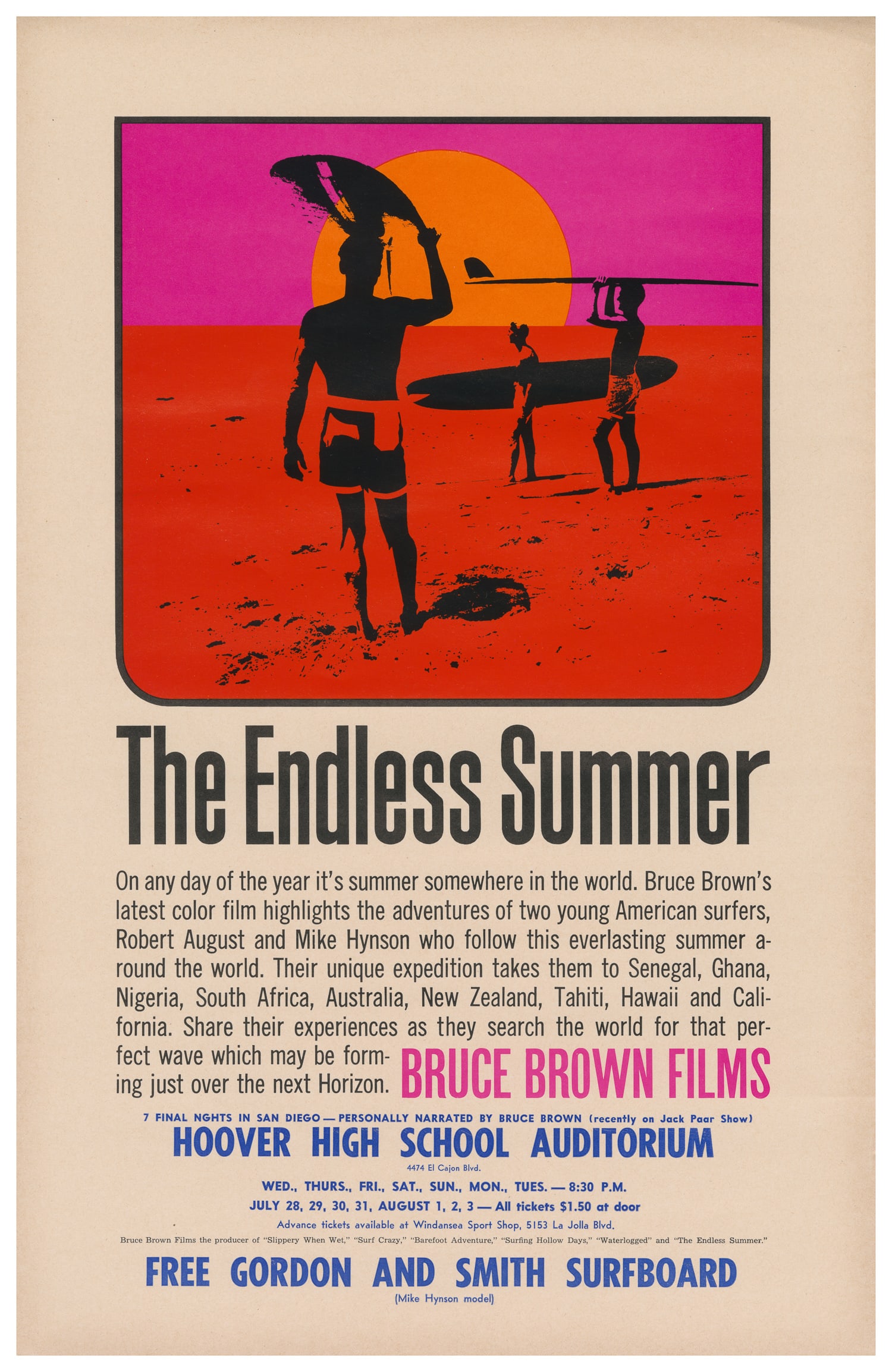 The Endless Summer. Bruce Brown Films, 1966. (1 of 1)