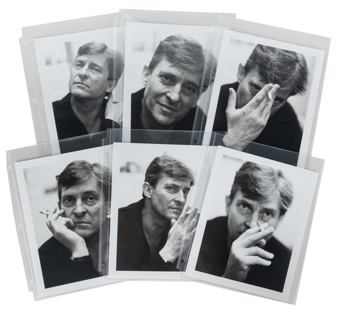 [SHERLOCK HOLMES]. [BRETT, Jeremy (1933-1995), subject]. Complete Set of 36 Headshot Photographs of (1 of 1)