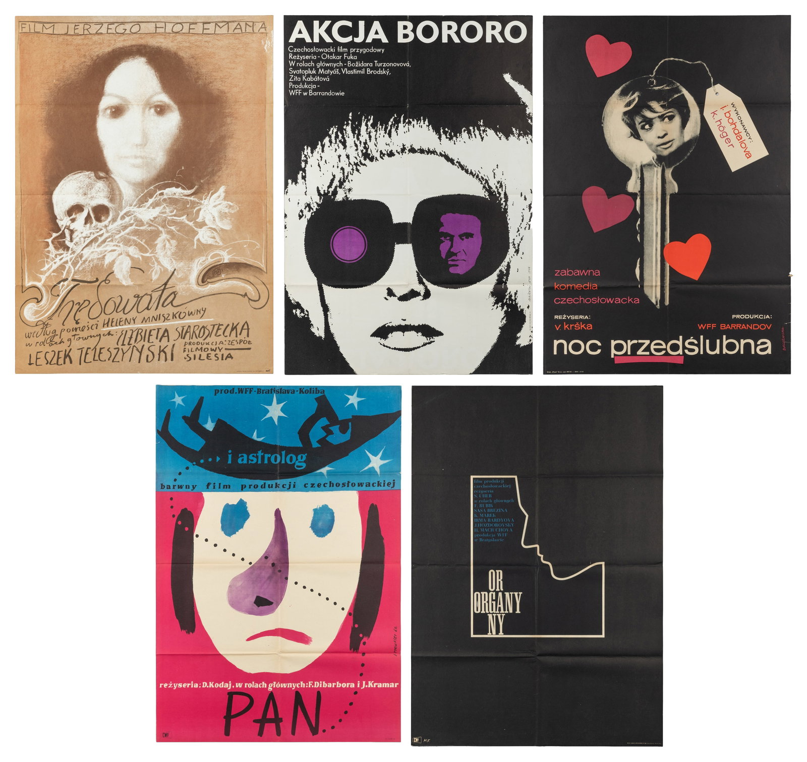 Collection of 10 Polish Language Movie Posters. (1947-1976). (1 of 6)