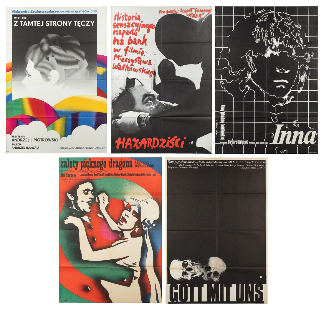 Group of 10 Polish Language Film Posters from the 1970s. (1 of 6)