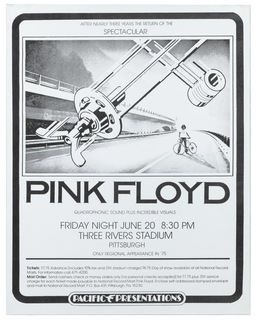 Pink Floyd / Three Rivers Stadium. 1975. (1 of 1)