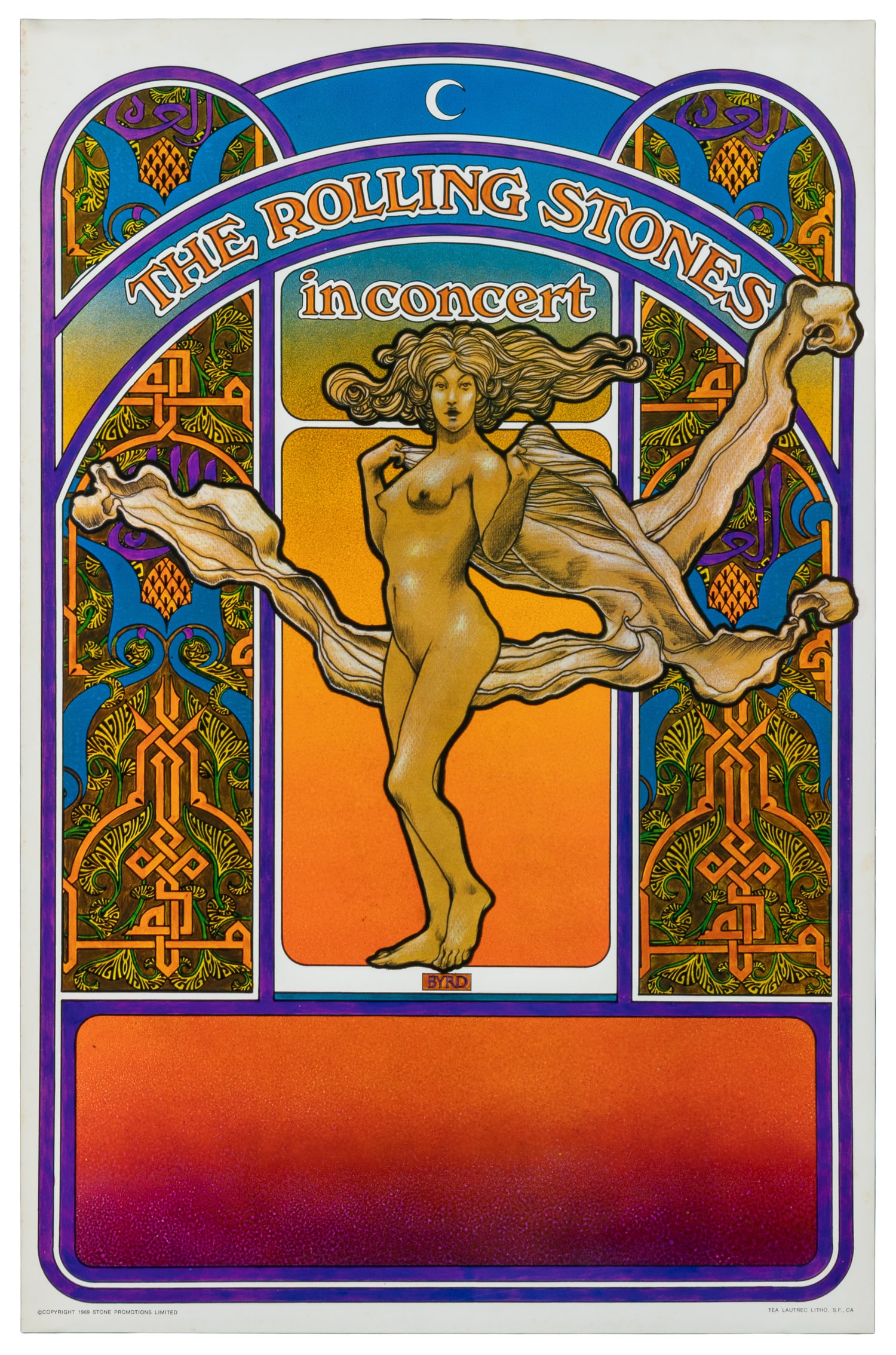 BYRD, David (b. 1941). The Rolling Stones / in Concert. 1969. (1 of 1)