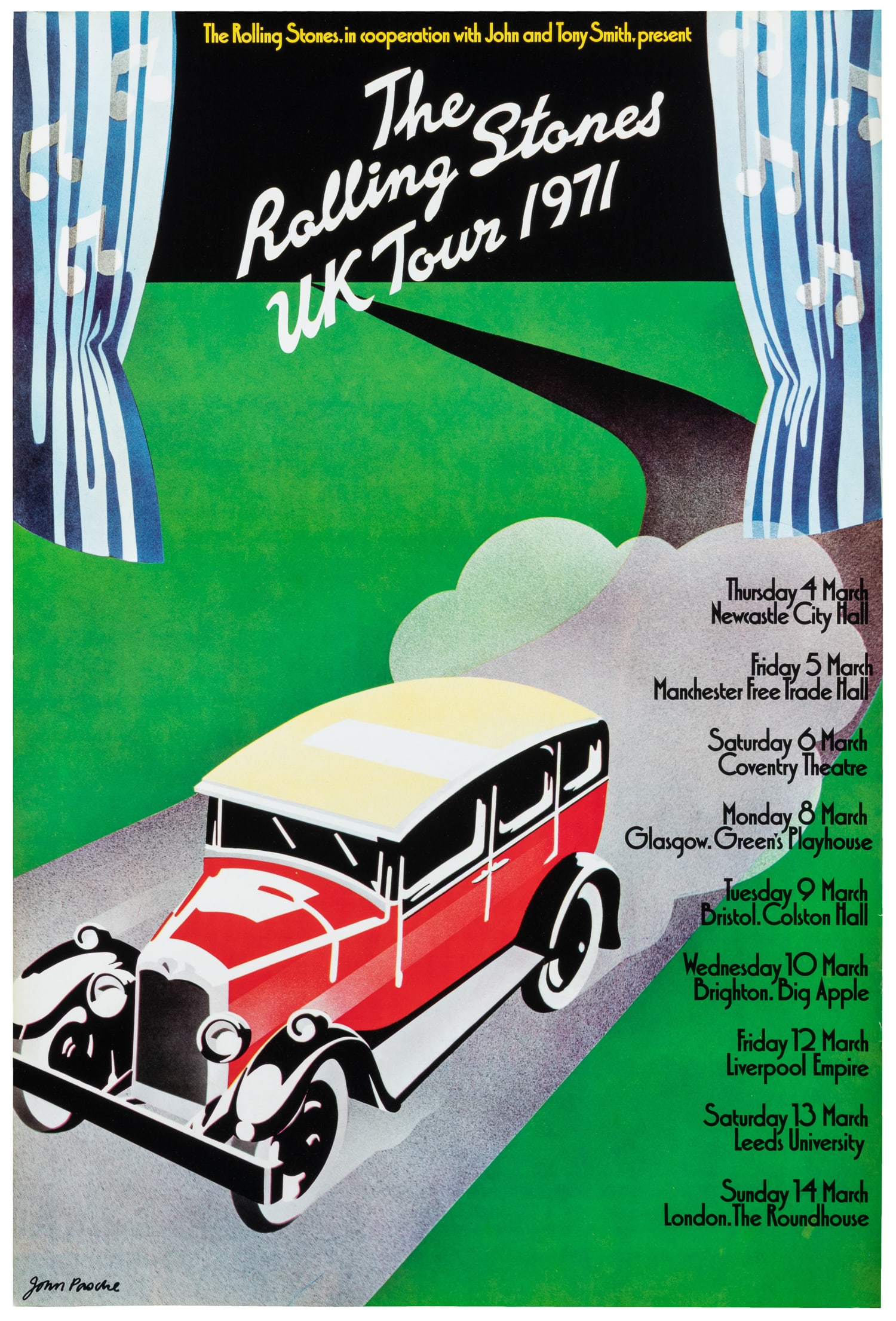 PASCHE, John (b. 1945). The Rolling Stones UK Tour 1971. (1 of 1)