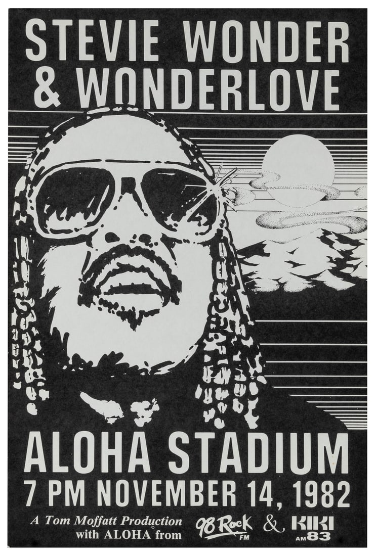 Stevie Wonder & Wonderlove / Aloha Stadium. 1982. (1 of 1)