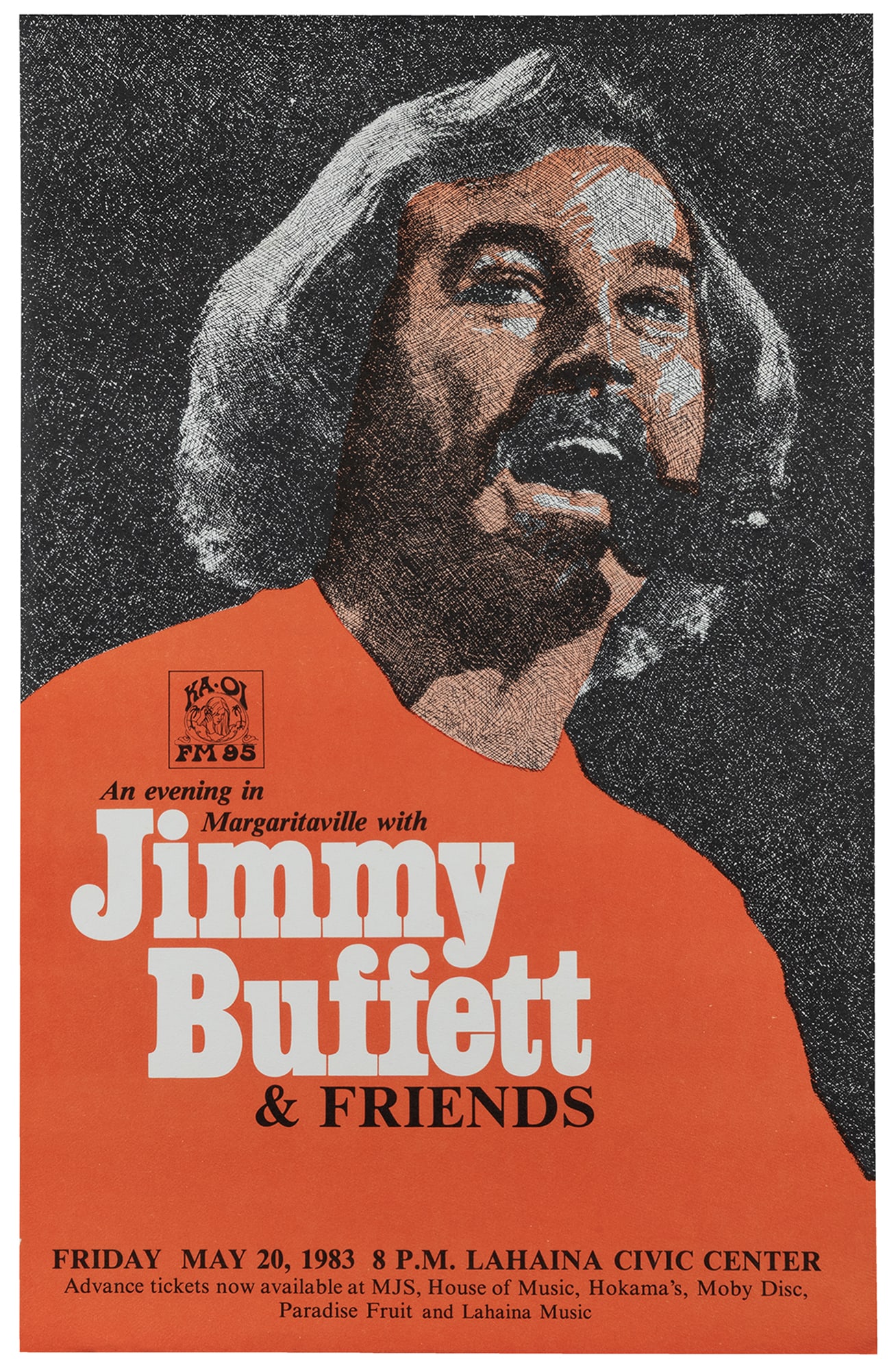 Jimmy Buffett & Friends / Lahaina Civic Center. 1983. (1 of 1)