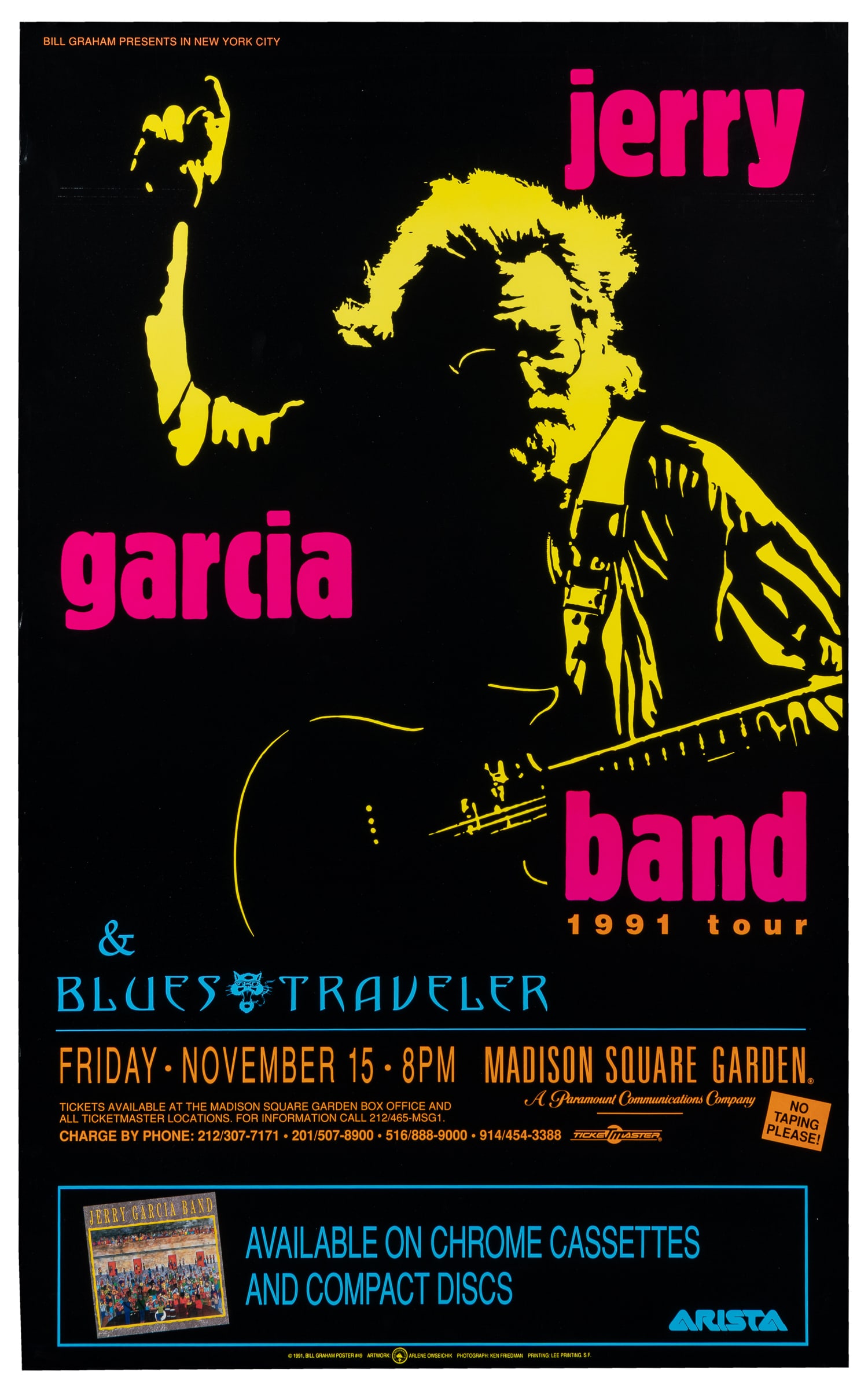 Jerry Garcia Poster and Rolling Stone Magazine Commemorative Issue, 2. 1990s. (1 of 2)