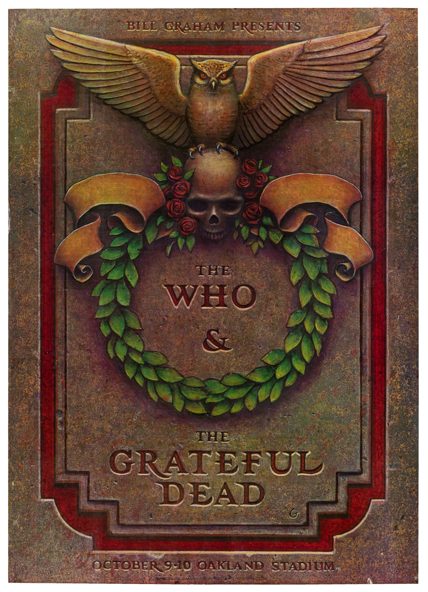 Bill Graham Presents the Who and The Grateful Dead. 1976. (1 of 1)