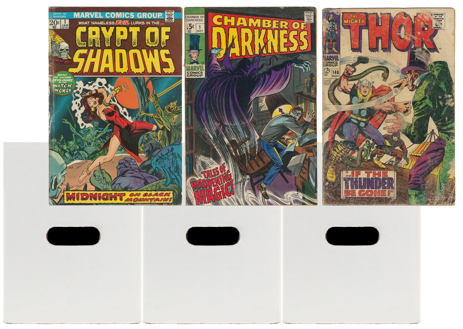 [COMICS]. Marvel Comics Lot (approx. 300 issues). [Marvel Comics, 1960s-2000s]. (1 of 4)