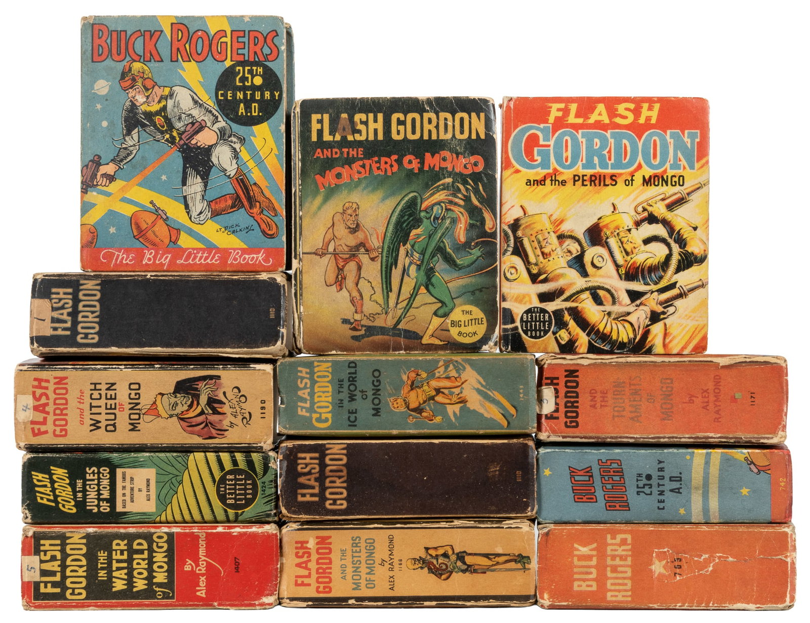 Flash Gordon and Buck Rogers Big Little Books (13). (1 of 1)