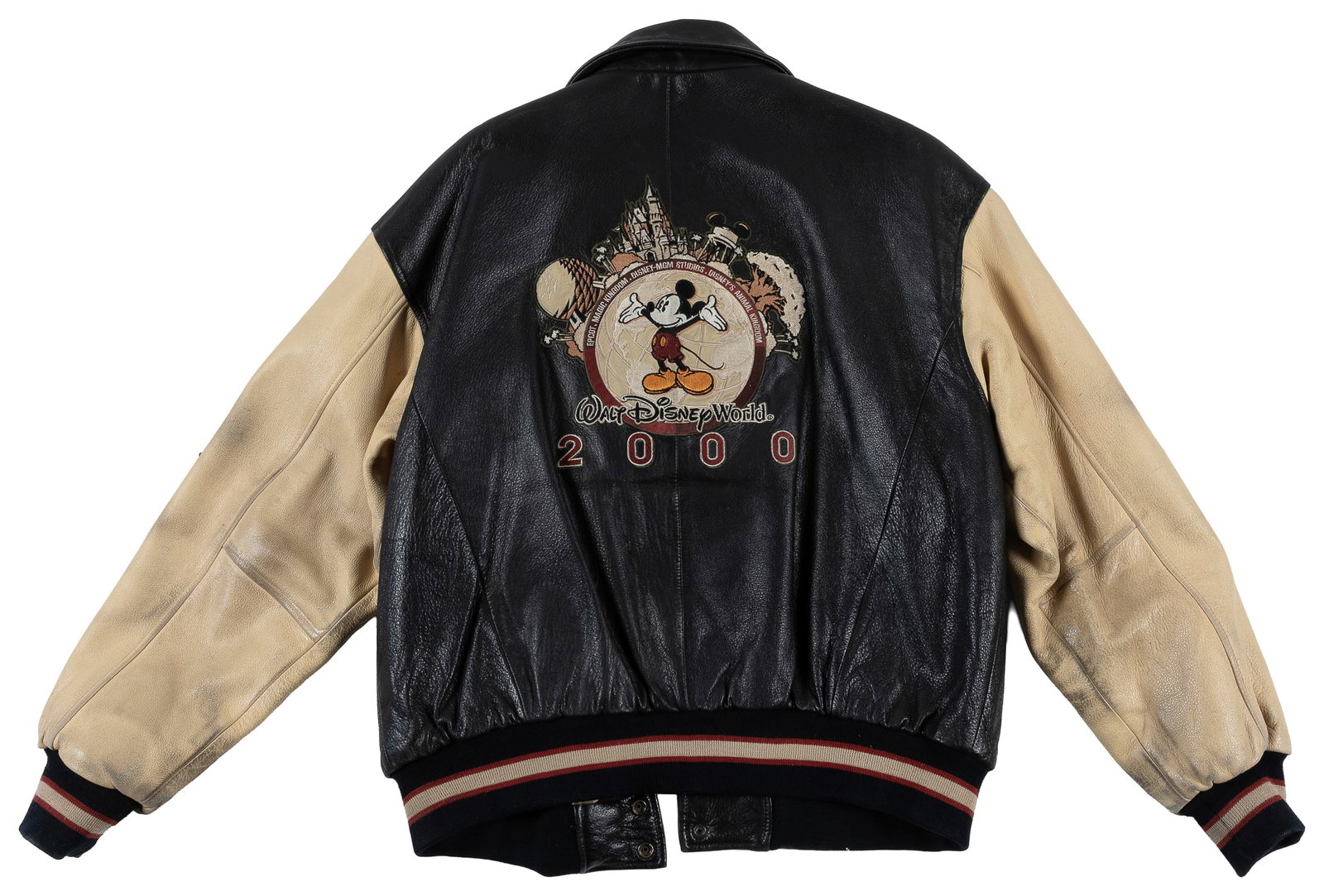 Two Disney leather and suede jackets. - 2