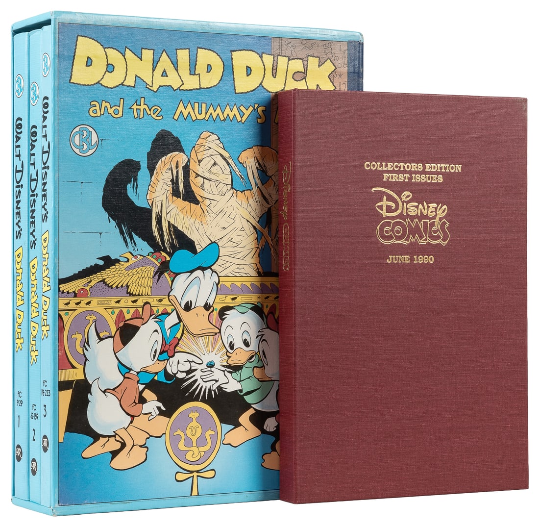 [DISNEYANA]. [COMICS]. BARKS, Carl (1901-2000), et al. Pair of Titles Related to Disney Comics. (1 of 2)