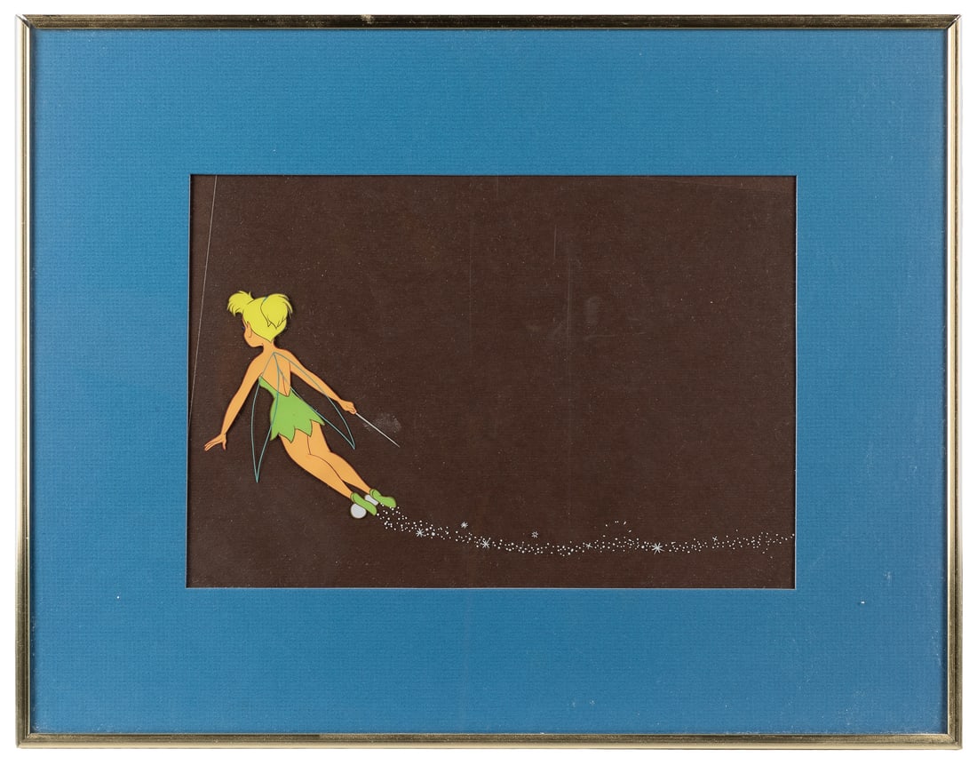 [DISNEYANA]. [ANIMATION CEL]. [WALT DISNEY PRODUCTIONS]. Tinkerbell Flying Away. [Hollywood: Walt (1 of 2)