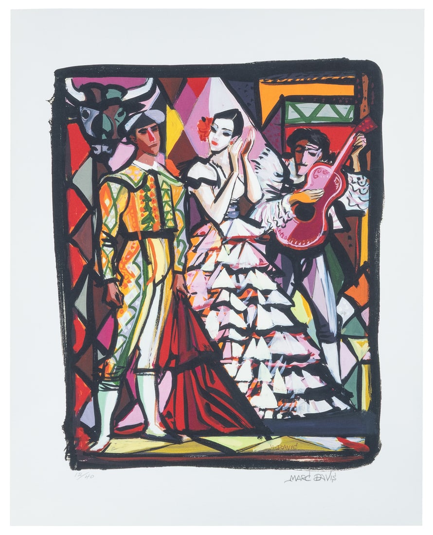 [DISNEYANA]. DAVIS, Marc Fraser (American, 1913-2000). Andalucia.: [DISNEYANA]. DAVIS, Marc Fraser (American, 1913-2000). Andalucia. Giclee on paper. Printed later. Signed and numbered 12/40 in pencil in the margin. Unframed. Image: 16 x 12". Sheet: 20 x 15
