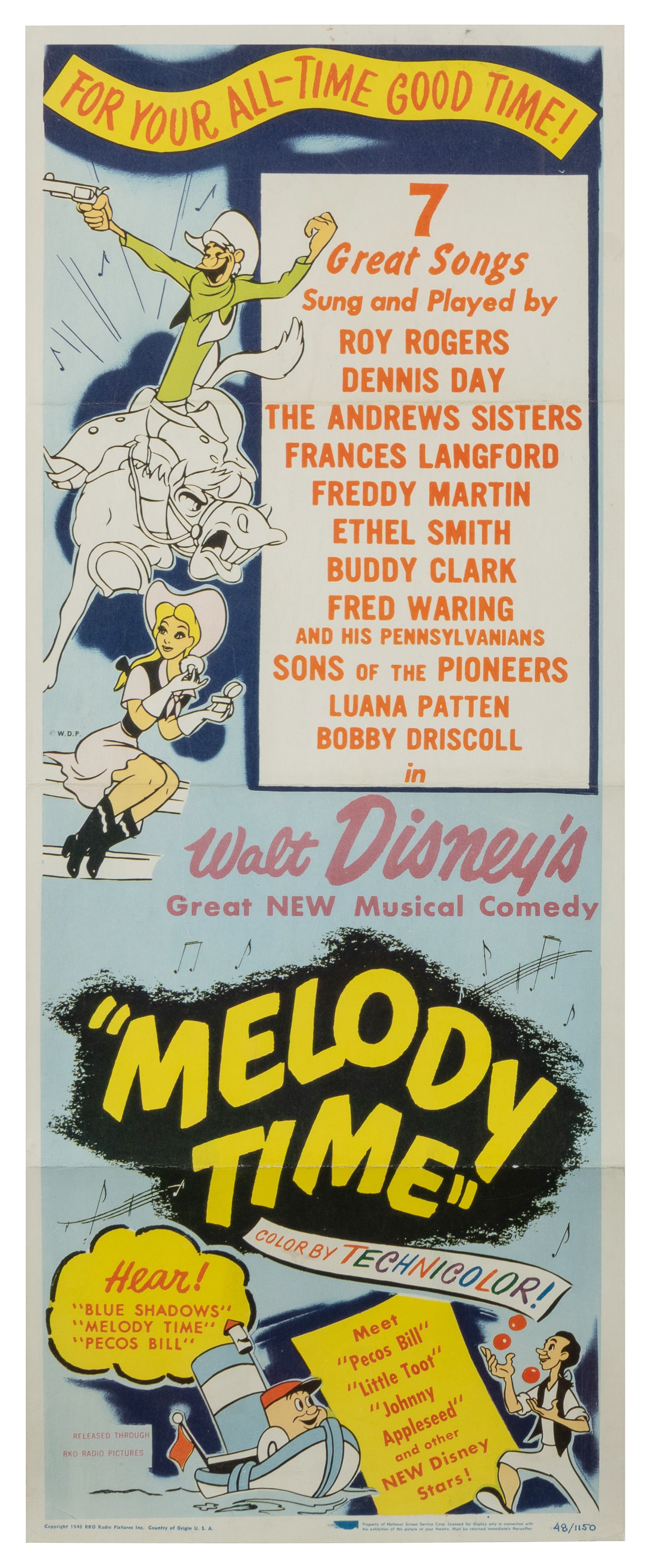 Three vintage Disney posters. - 2