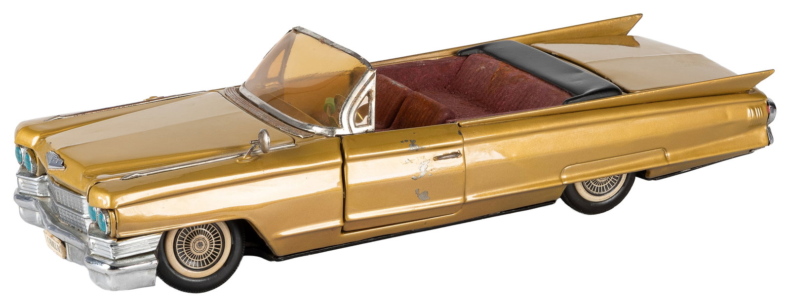 [TOYS]. Bandai 4025 Golden Cadillac Convertible. Japan: [Bandai, ca. 1961]. (1 of 2)
