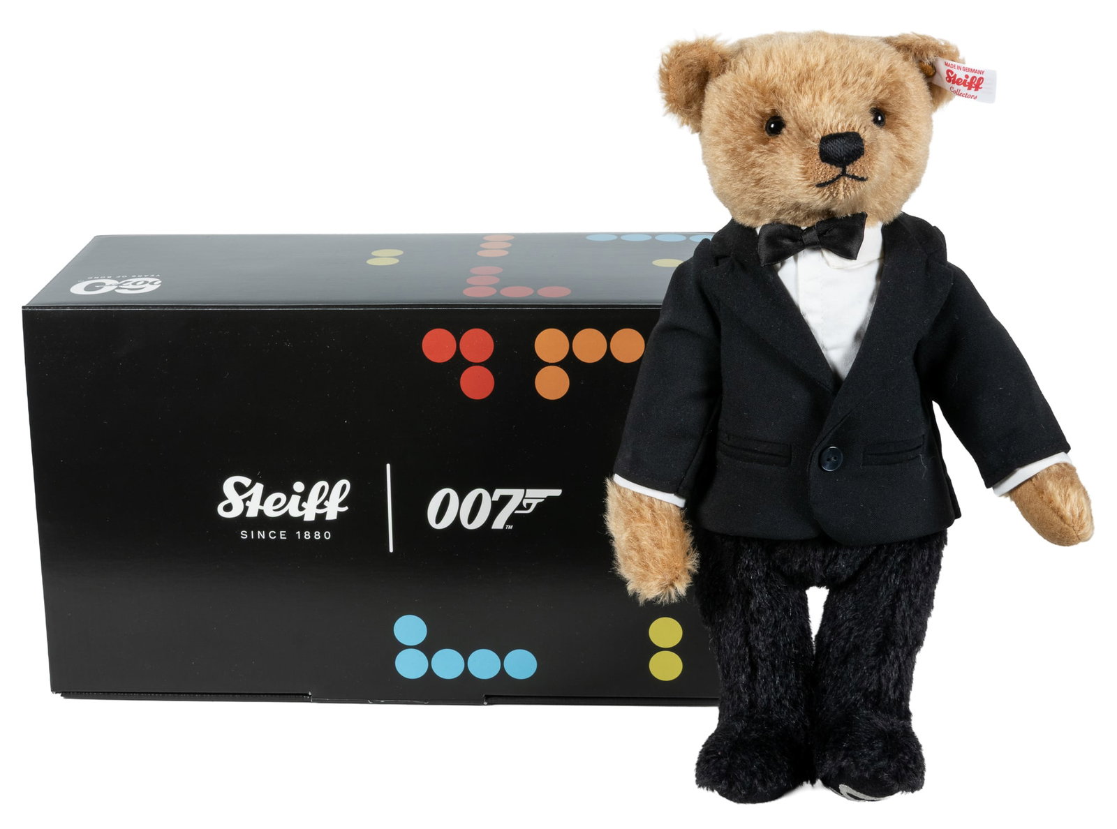 Steiff James Bond 007 60th Anniversary Teddy Bear Limited Edition. (1 of 2)