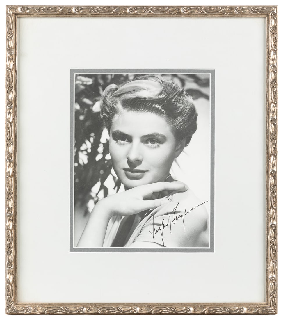 BERGMAN, Ingrid (1915-1982). Signed Photo. [N.p., ca. 20th century]. (1 of 1)