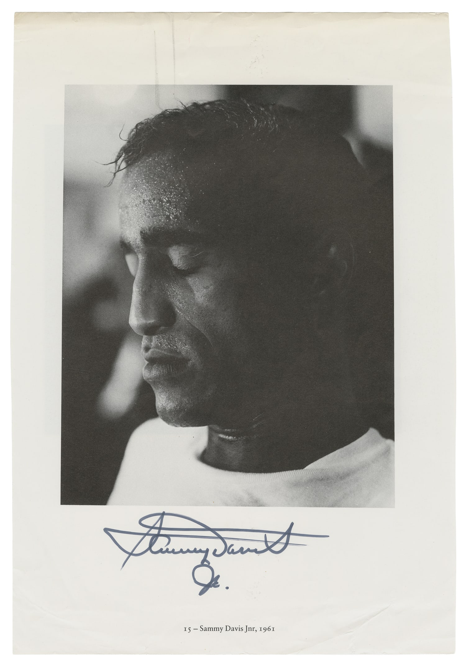 DAVIS Jr., Sammy (1925 - 1990). Signed photograph. (1 of 1)