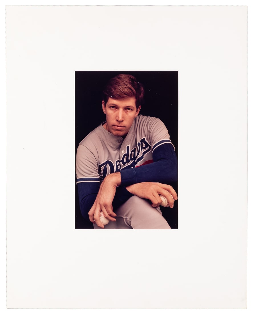 [BASEBALL]. [WEISS, John (1941-2017), photographer]. "Orel Hersheiser / John Weiss. 1985/1989" Color (1 of 1)