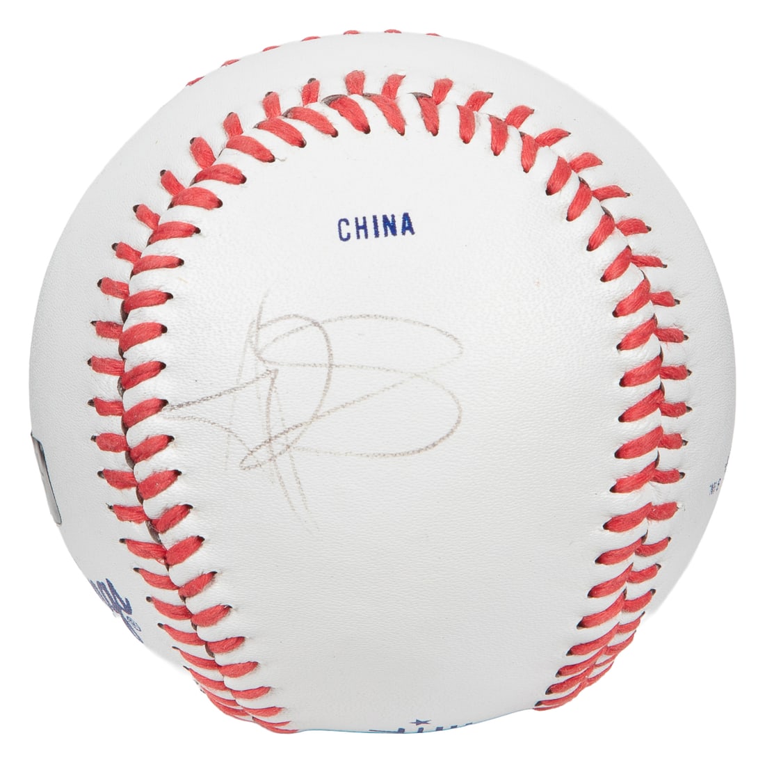 [SPORTS]. [BASEBALL]. PUJOLS, Albert (b. 1980). Signed Baseball. [St. Louis, MO:] Rawlings Sports: [SPORTS]. [BASEBALL]. PUJOLS, Albert (b. 1980). Signed Souvenir Baseball. [St. Louis, MO:] Rawlings Sports Company, [n. d. ca. 21st century]. Unused baseball, with Serial sticker ("7530417") from