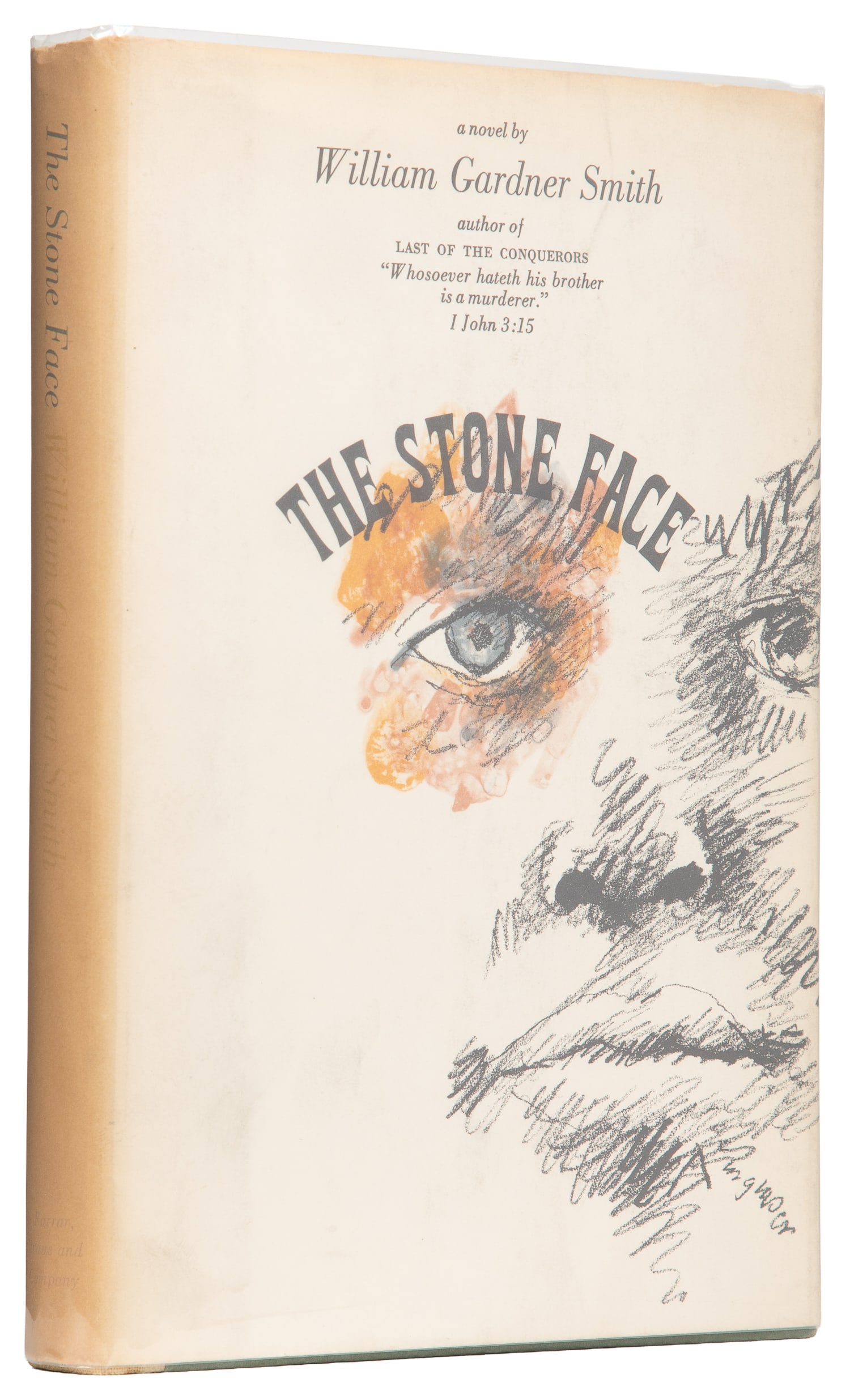[AFRICAN AMERICANA]. SMITH, William Gardner (1927-1974). The Stone Face. New York: Farrar, Straus: [AFRICAN AMERICANA]. SMITH, William Gardner (1927-1974). The Stone Face. New York: Farrar, Straus and Company, [1963]. 8vo. 213 pp. Publisher's white cloth backstrip over green boards, spine stamped i