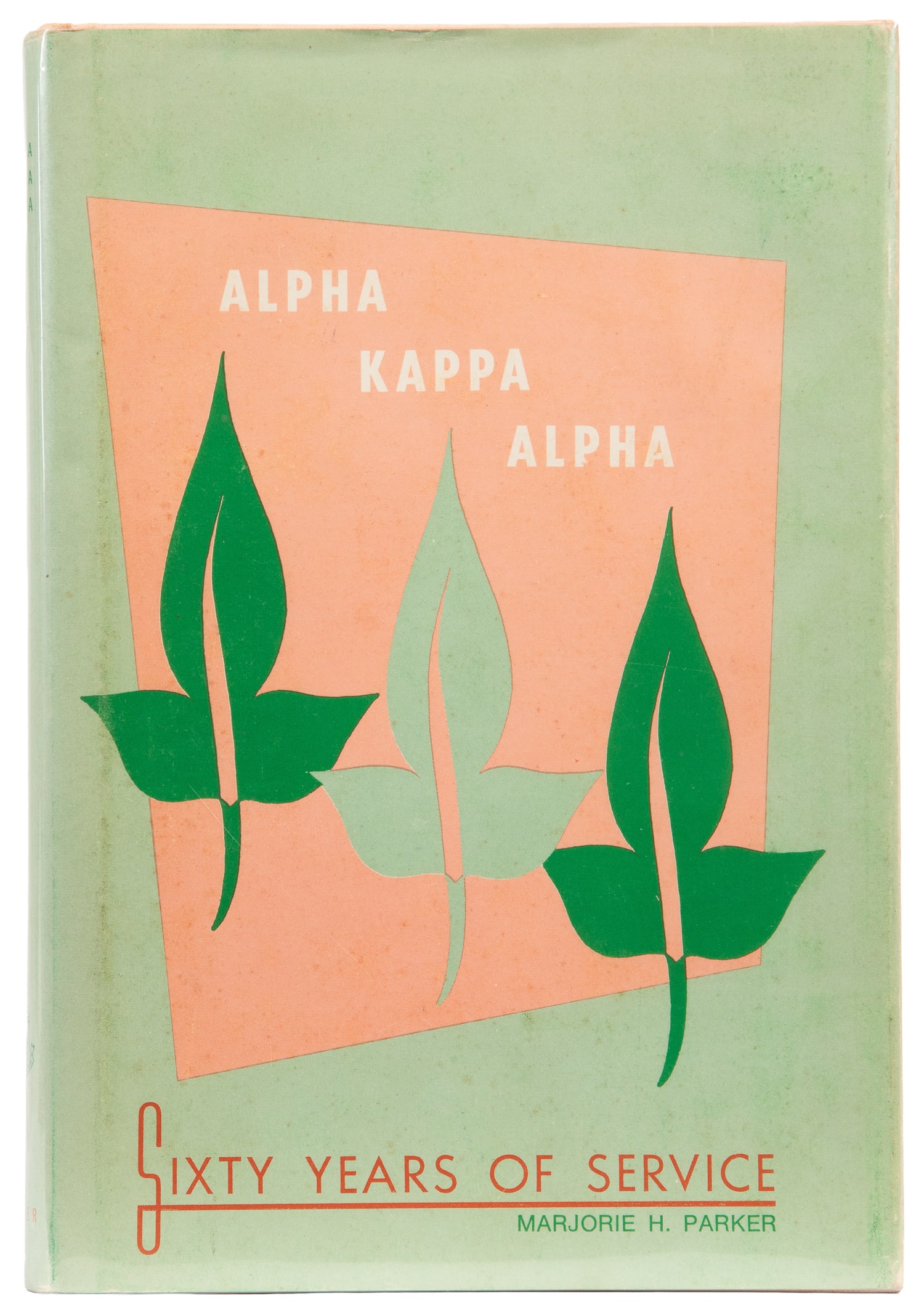 [AFRICAN AMERICANA]. PARKER, Marjorie H. (d. 2006). Alpha Kappa Alpha. Sixty Years of Service. (1 of 1)
