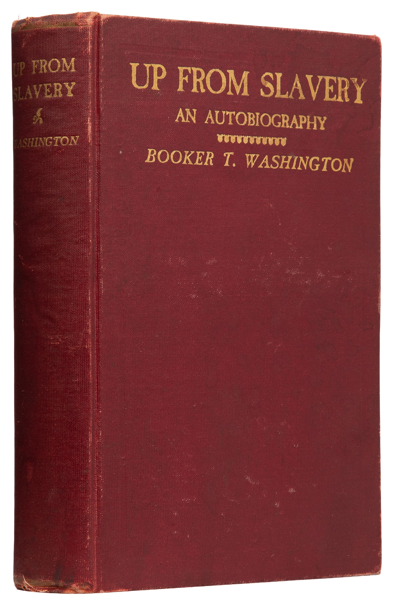 [AFRICAN AMERICANA]. WASHINGTON, Booker T. (1856-1915). Up from Slavery. An Autobiography. New York: (1 of 1)