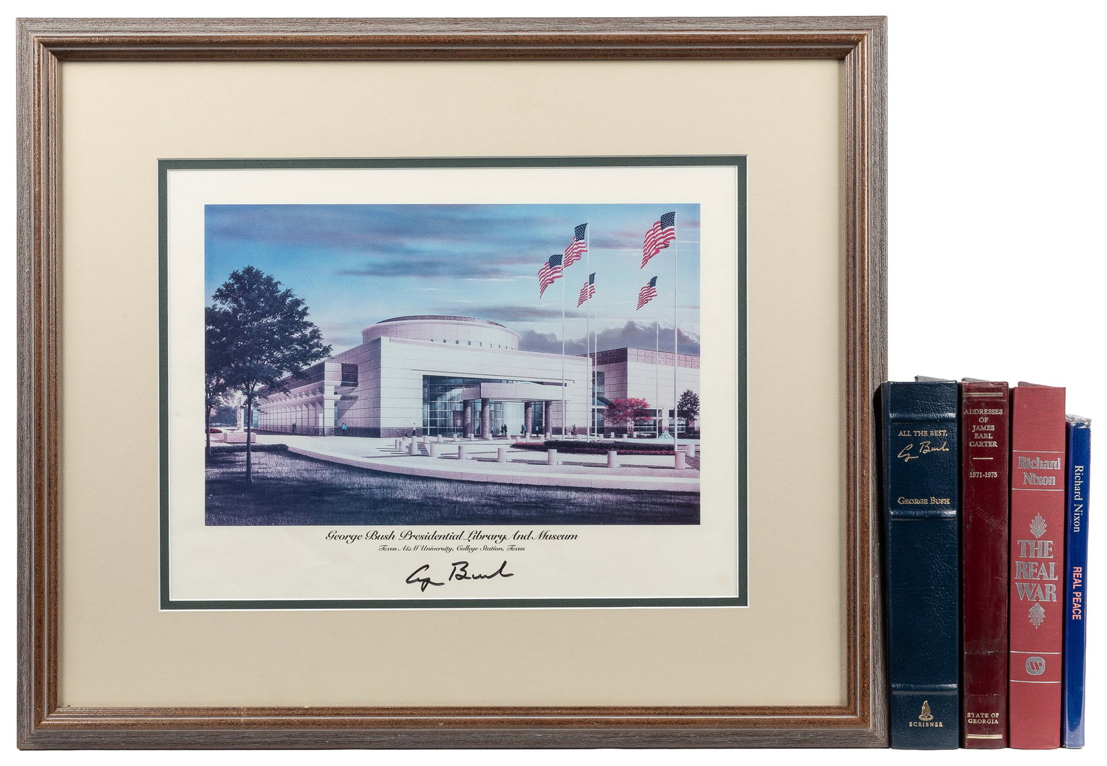 [AMERICANA]. [PRESIDENTS]. Group of 4 Signed First Editions by Modern Presidents, Plus a Signed (1 of 1)