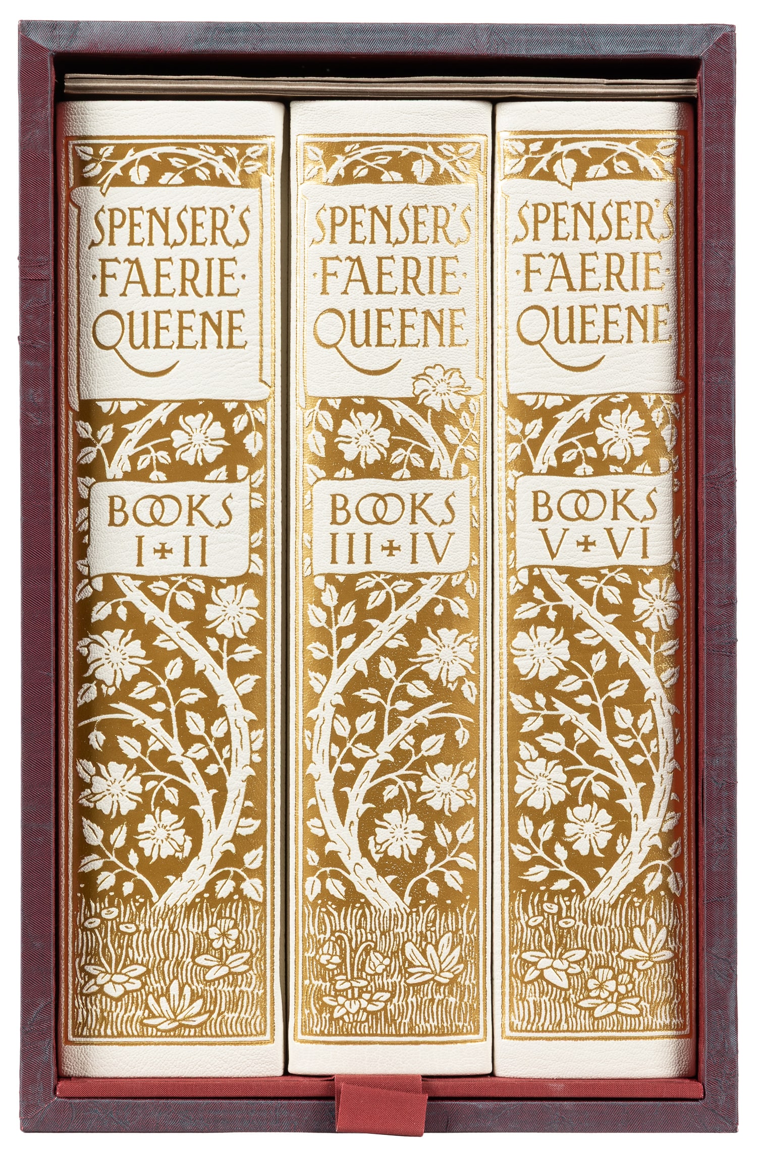[FINE PRESS BOOKS]. [FOLIO SOCIETY]. [CRANE, Walter (1845-1915), illustrator]. SPENSER, Edmund (d.: [FINE PRESS BOOKS]. [FOLIO SOCIETY]. [CRANE, Walter (1845-1915), illustrator]. SPENSER, Edmund (d. 1599). Spenser’s Faerie Queene. A Poem in Six Books… [London: The Folio Society, 2011]. 4
