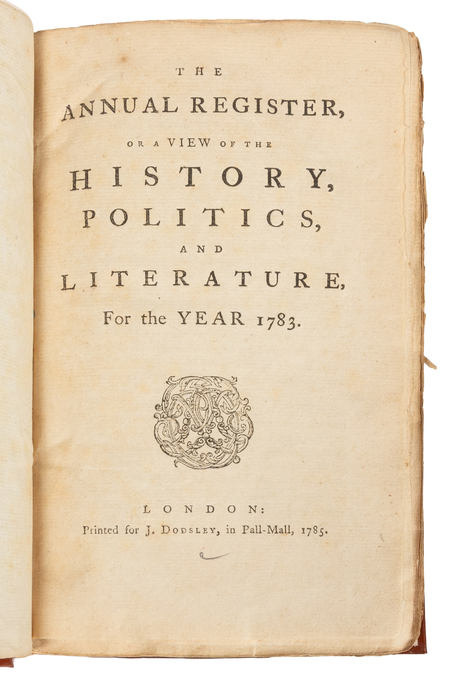 [AMERICAN REVOLUTION]. [WASHINGTON, George (1732-1799), et al., contributors]. The Annual (1 of 2)