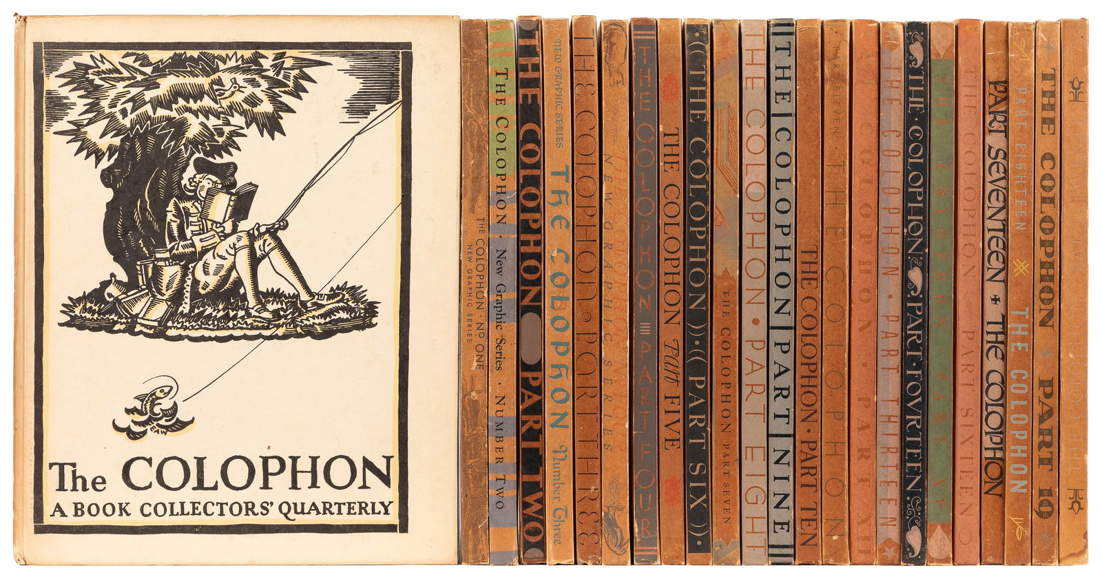 [BOOKS ABOUT BOOKS]. [ADLER, Elmer (1884-1962), editor]. The Colophon. A Book Collector's Quarterly (1 of 1)