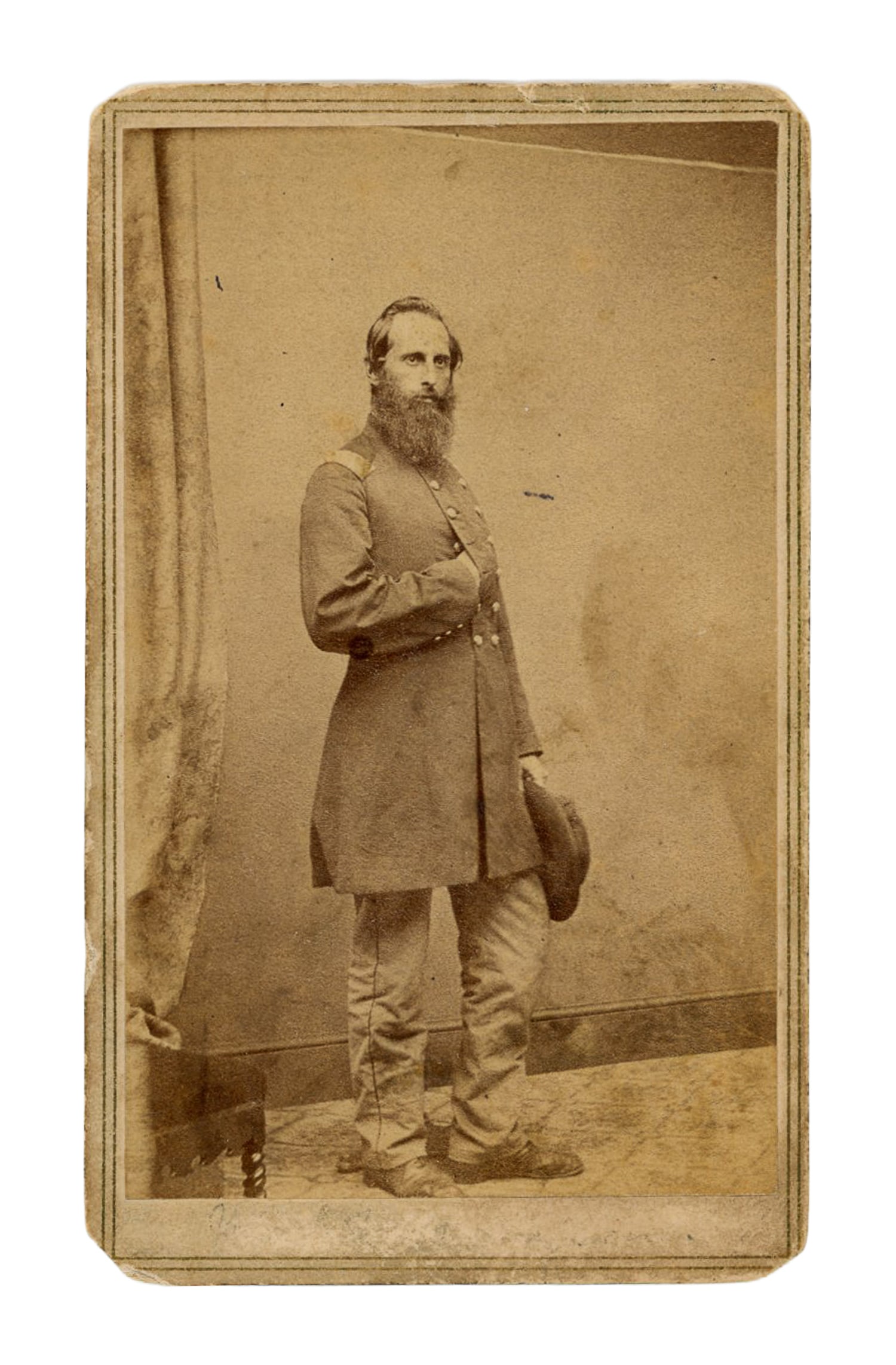 BRADY, Mathew. Civil War CDV Depicting Assistant Surgeon John L Morris. (1 of 3)