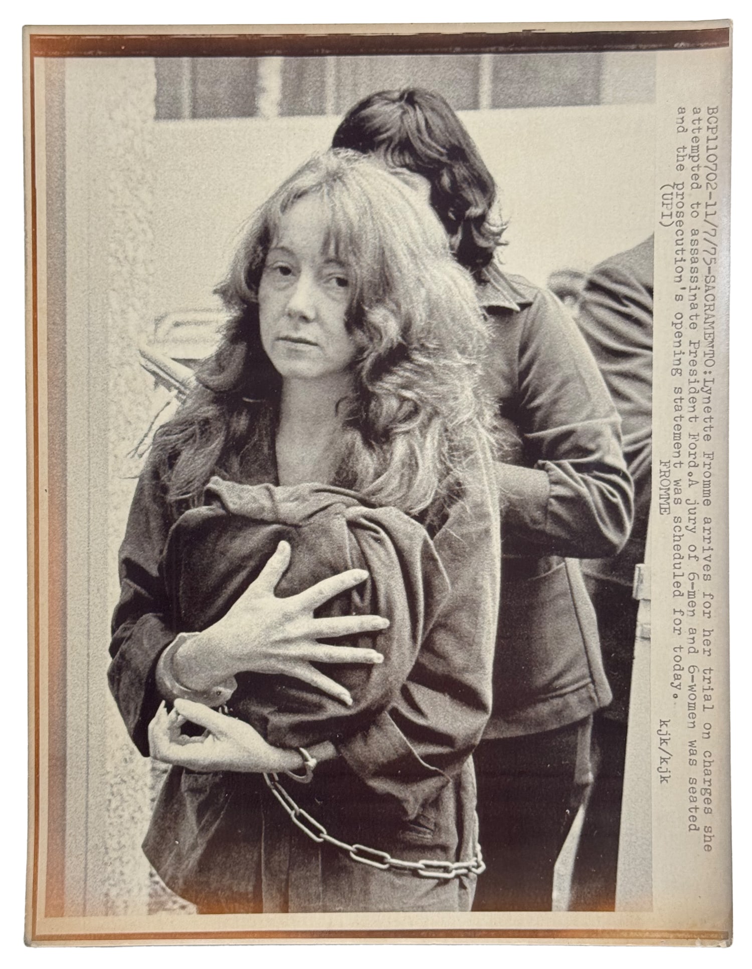 Group of 5 Lynette “Squeaky” Fromme Oversized Photographs. Circa 1975. (1 of 2)