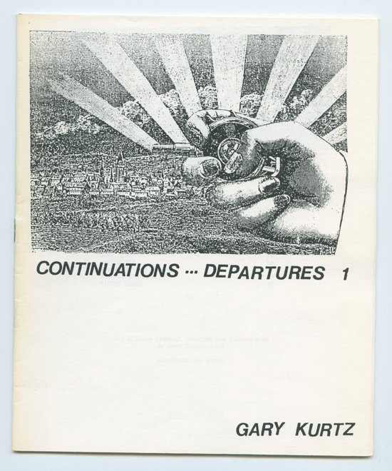 Kurtz, Gary. Continuations…Departures 1.: Kurtz, Gary. Continuations…Departures 1. Author: 1988. Staple-bound in paper pictorial wrapper. Illustrated. 8vo. Very good.