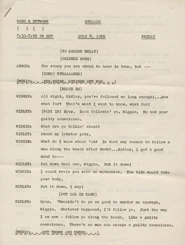 Archive of Walter Gibson ephemera and radio scripts: Gibson, Walter. Archive of Walter Gibson ephemera and radio scripts. Including signed and holographic postcards and Christmas cards, newspaper clippings, one audio cassette of Gibson’s radio show, S