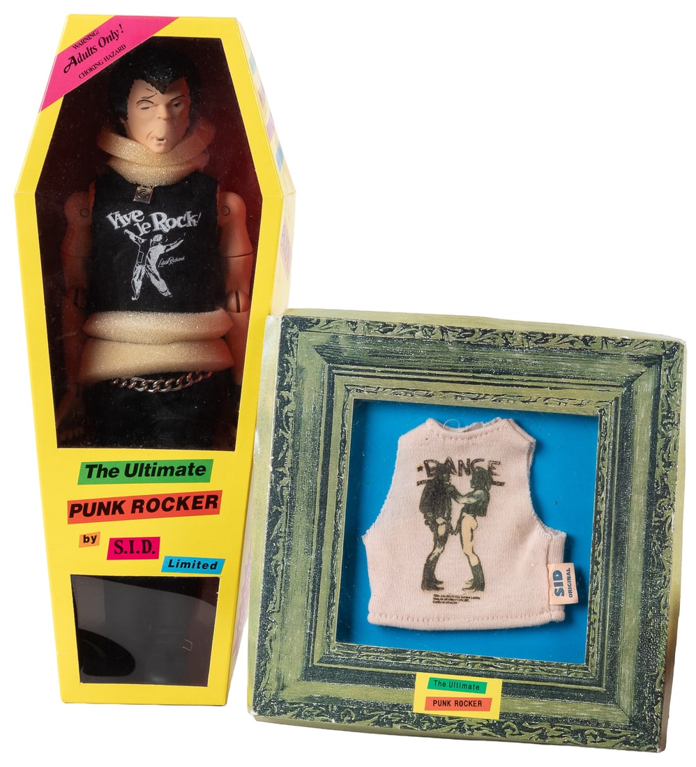 [SEX PISTOLS]. The Ultimate Punk Rocker Doll, with Accessory Shirt. London: S.I.D. Limited, (1 of 1)