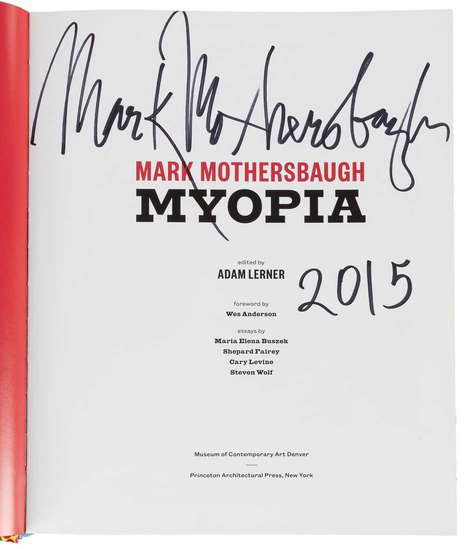 MOTHERSBAUGH, Mark (b. 1950). Myopia, Signed. New York: Princeton Architectural Press and Museum of (1 of 2)