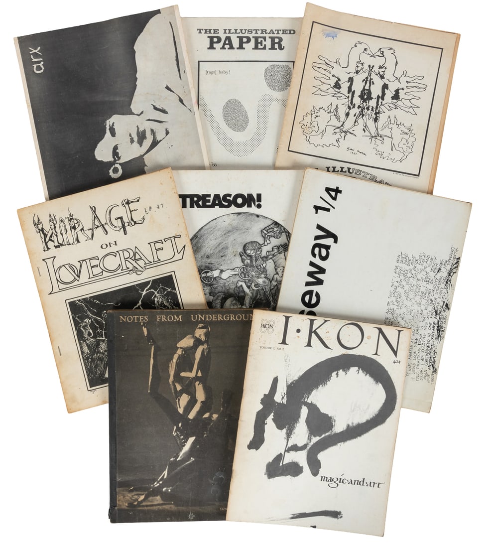[UNDERGROUND LITERARY JOURNALS]. Group of 8 Literary Journal Periodicals. [V.p., ca. 1960s]. (1 of 1)
