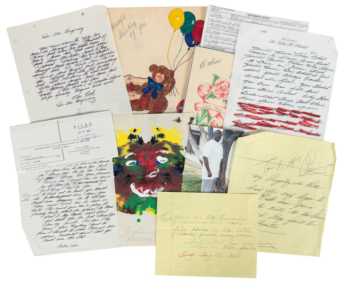 Archive of Prisoner Poems and Letters. Riverside County, ca. 1970s-1990s. (1 of 1)