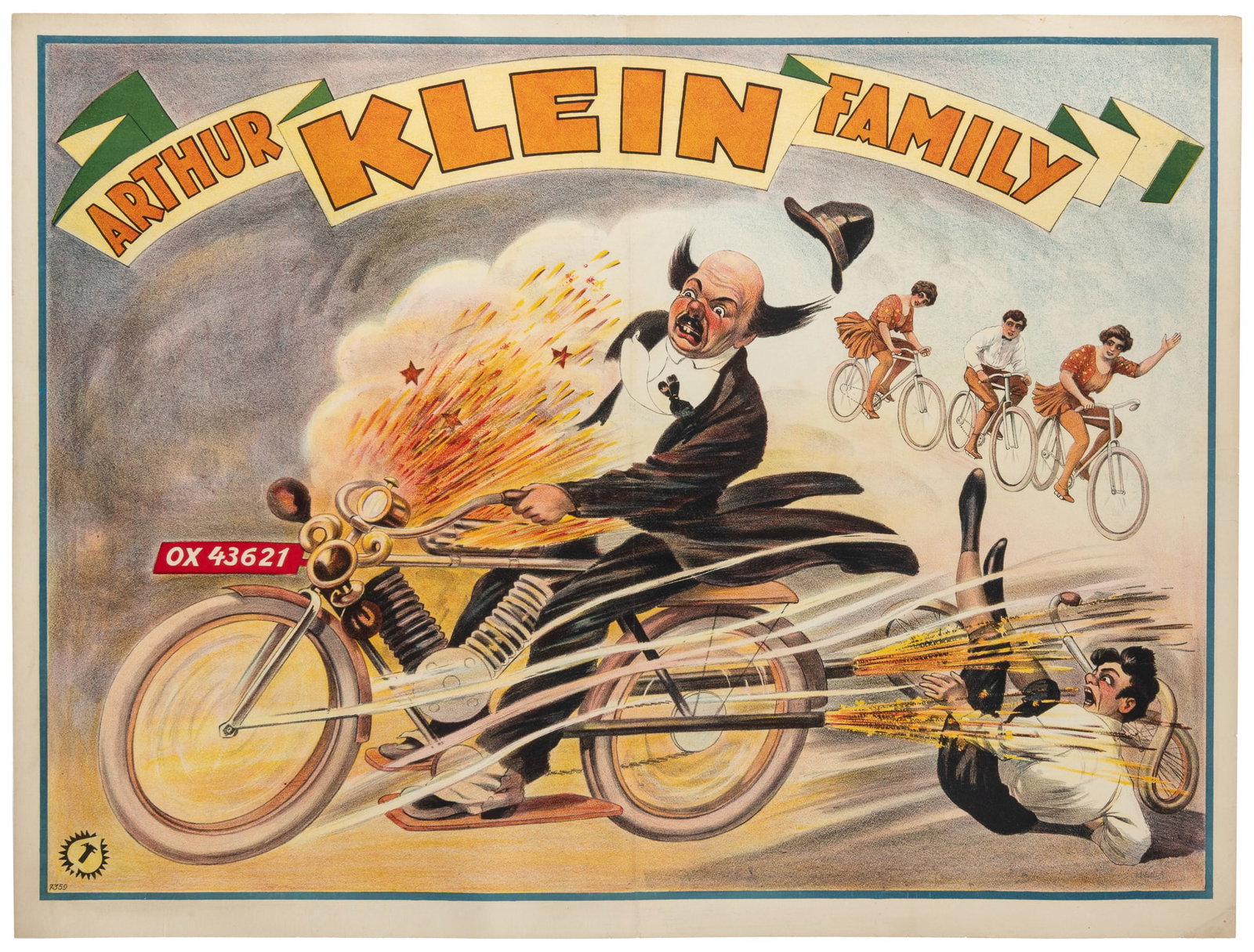 Arthur Klein Family. Hamburg: Adolph Friedlander (no. 7359), [1922]. (1 of 1)