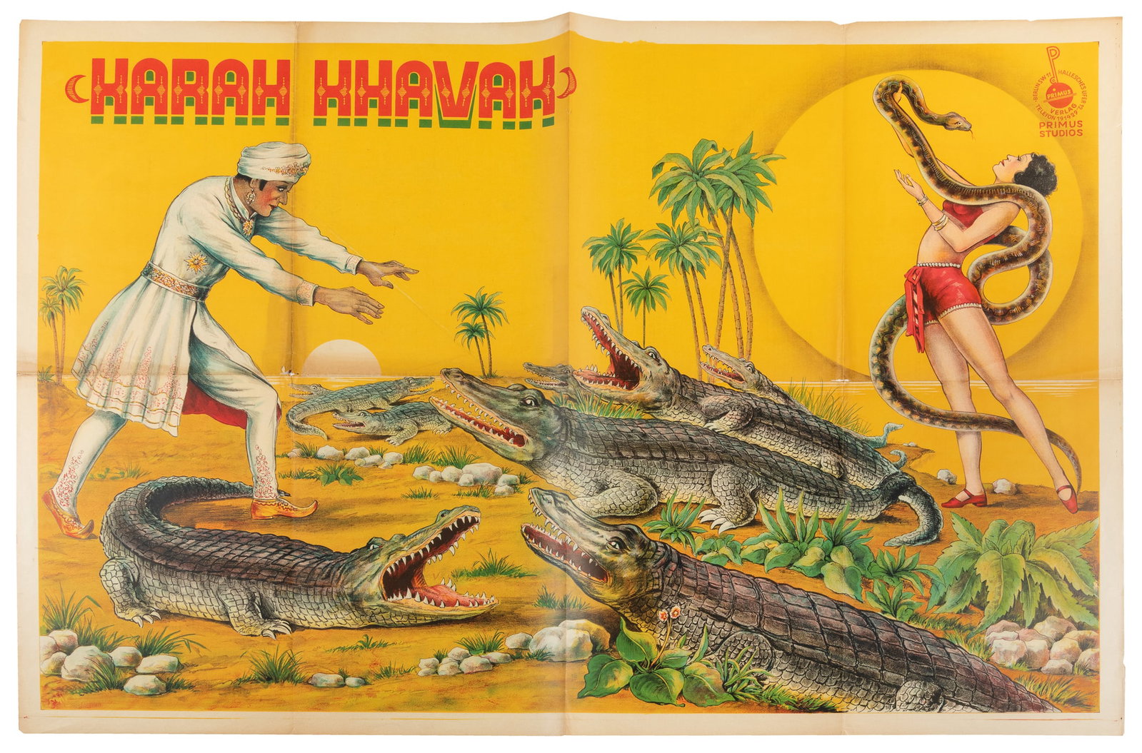 [REPTILE ACT]. Karah Khavak. Berlin: Primus Studios, ca. 1920s-30s. (1 of 1)