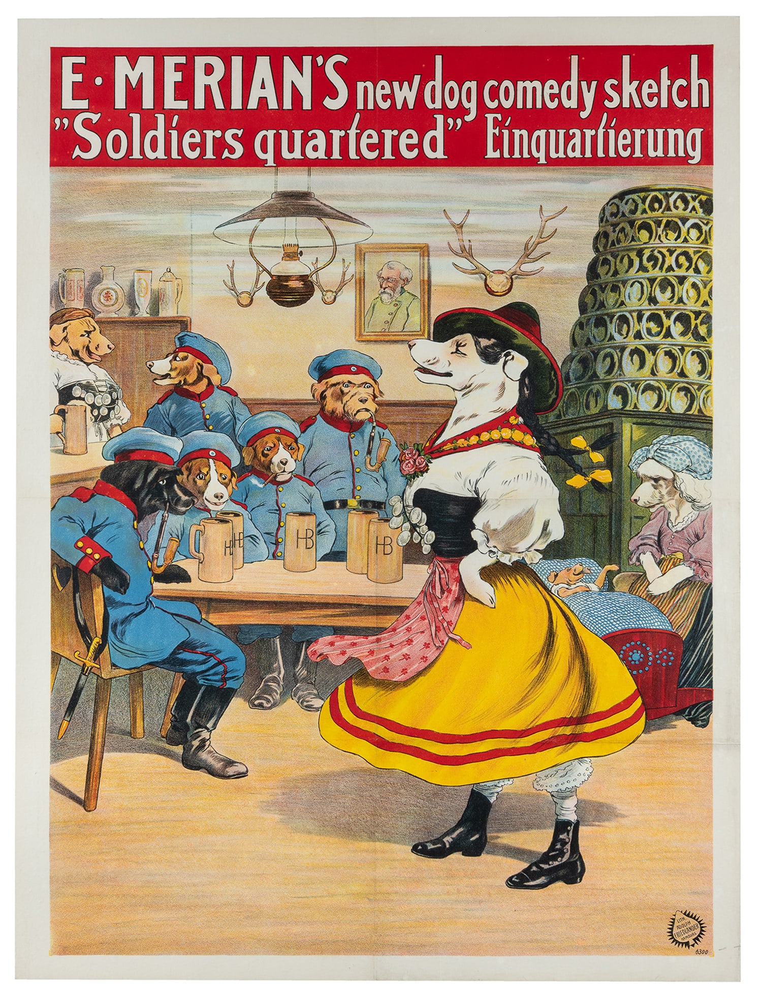 E. Merian's New Dog Comedy Sketch / "Soldier's Quartered." (1 of 1)