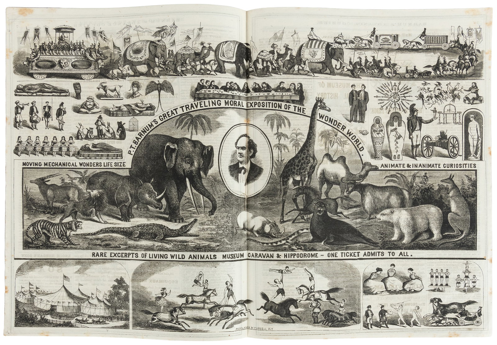 P.T. Barnum's Advance Courier, 1871. (1 of 2)