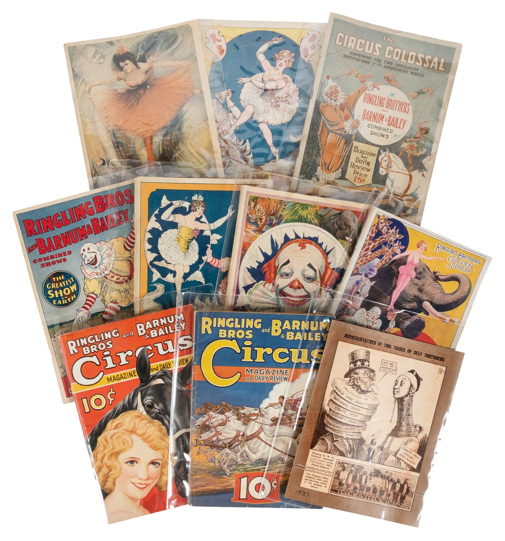 Ringling Brothers and Barnum & Bailey. Group of 17 programs, 1919 - 35. (1 of 1)