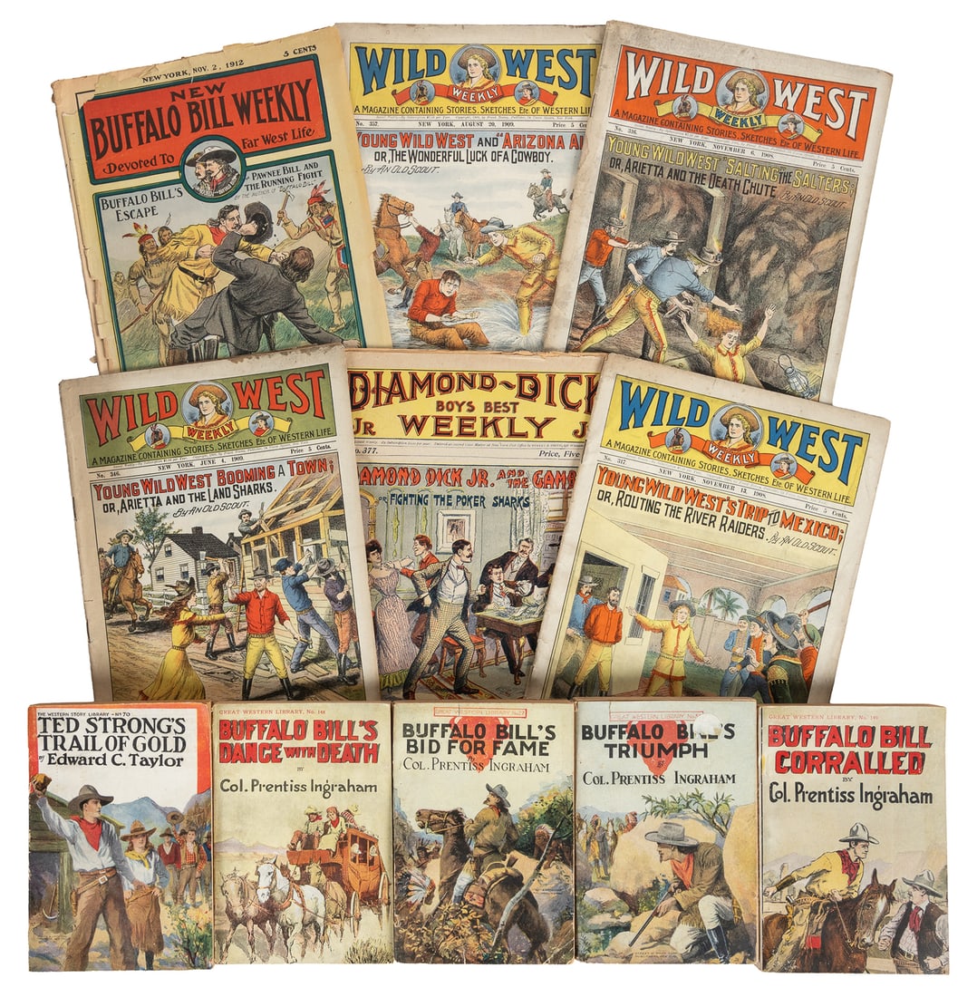 [WILD WEST]. Group of 26 pulps and magazines. (1 of 1)