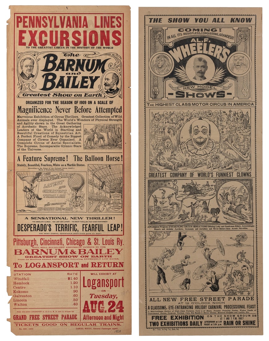 Three circus heralds. - 4