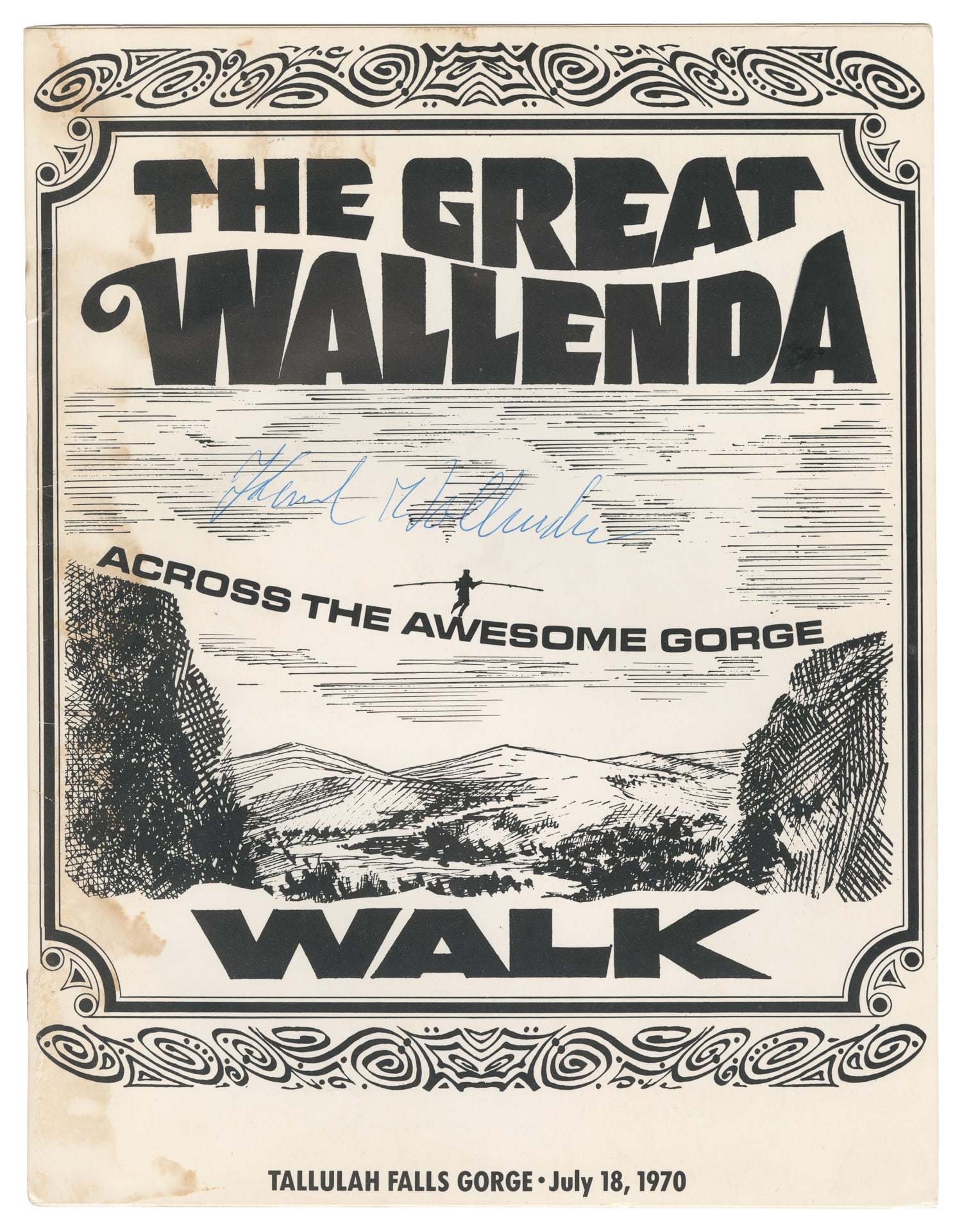 WALLENDA, Karl (1905 – 1978). Signed program. - 3